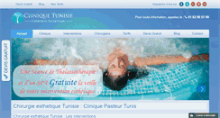 Desktop Screenshot of clinique-esthetique-tunisie.net